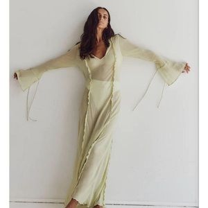 DISSH Bowie Lime Midi